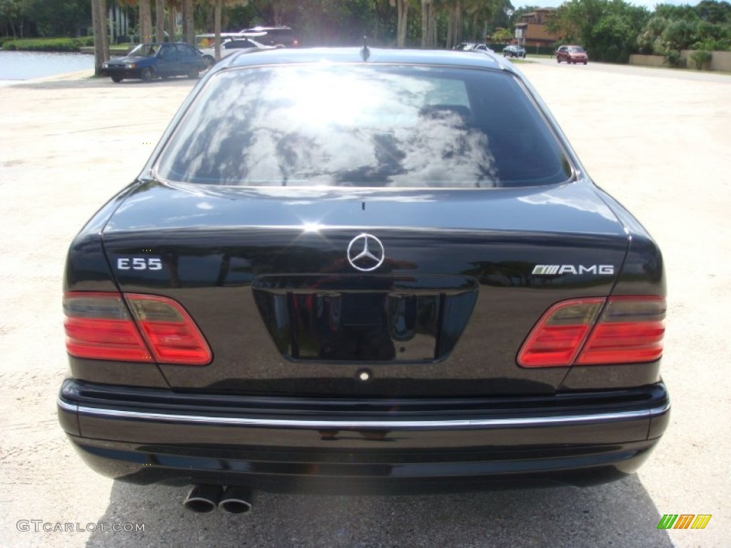 Black 2000 Mercedes-Benz E 55 AMG Sedan Exterior Photo #95500901
