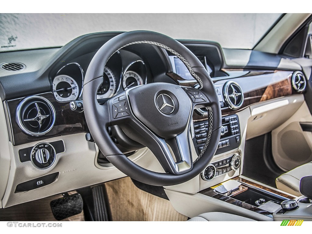 2015 Mercedes-Benz GLK 350 Sahara Beige/Mocha Dashboard Photo #95501900