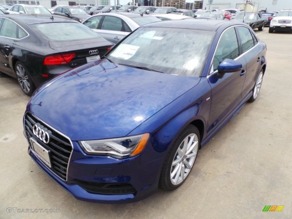 Scuba Blue Metallic 2015 Audi A3 2.0 Prestige quattro Exterior Photo #95501999