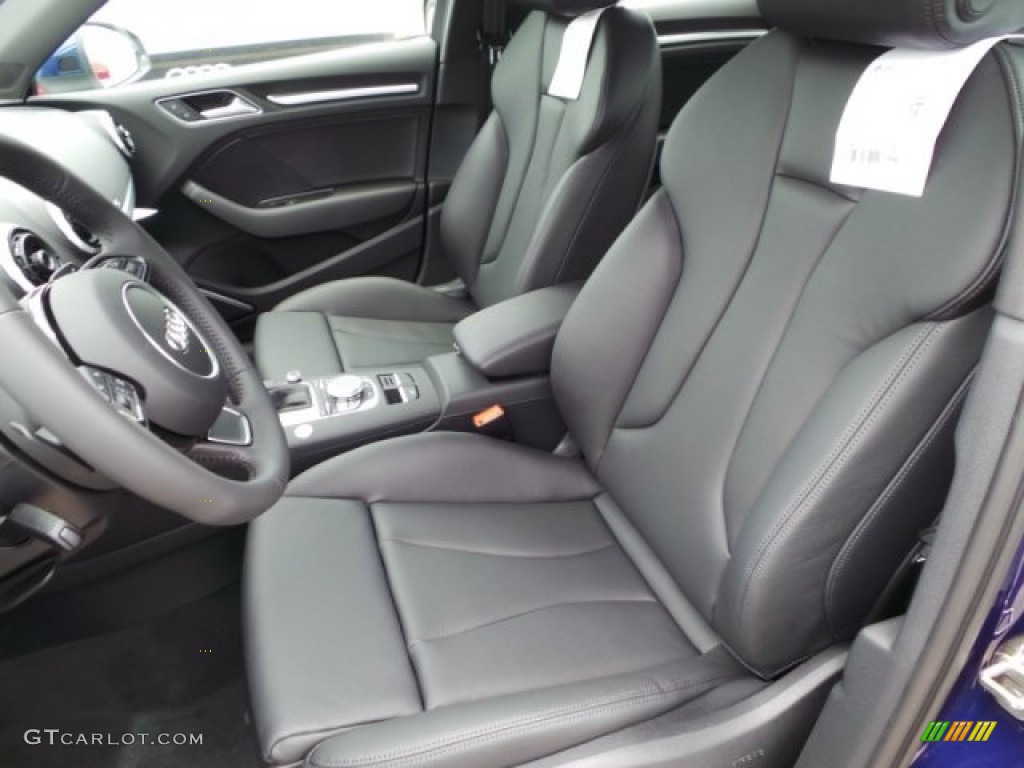 Black Interior 2015 Audi A3 2.0 Prestige quattro Photo #95502138