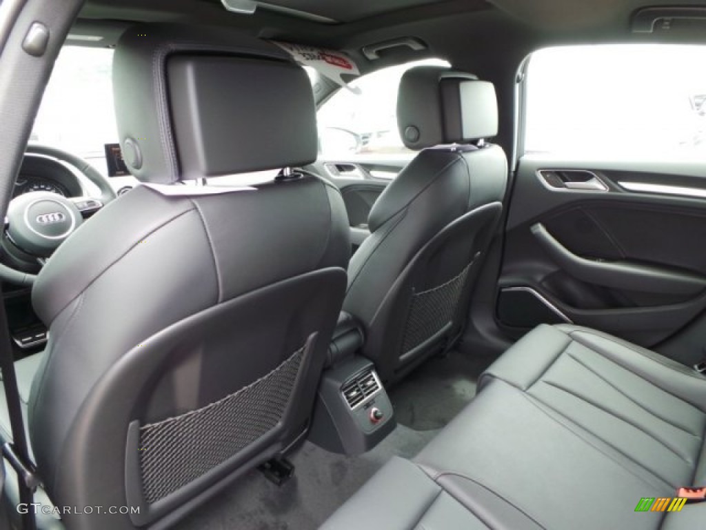 Black Interior 2015 Audi A3 2.0 Prestige quattro Photo #95502353
