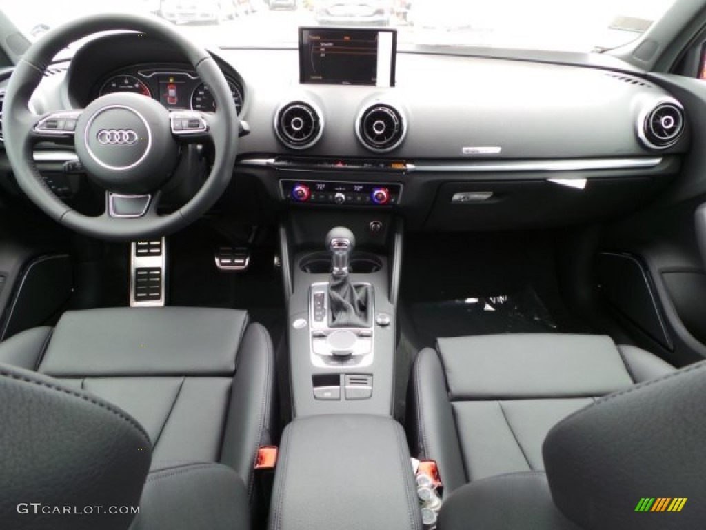 2015 Audi A3 2.0 Prestige quattro Black Dashboard Photo #95502389
