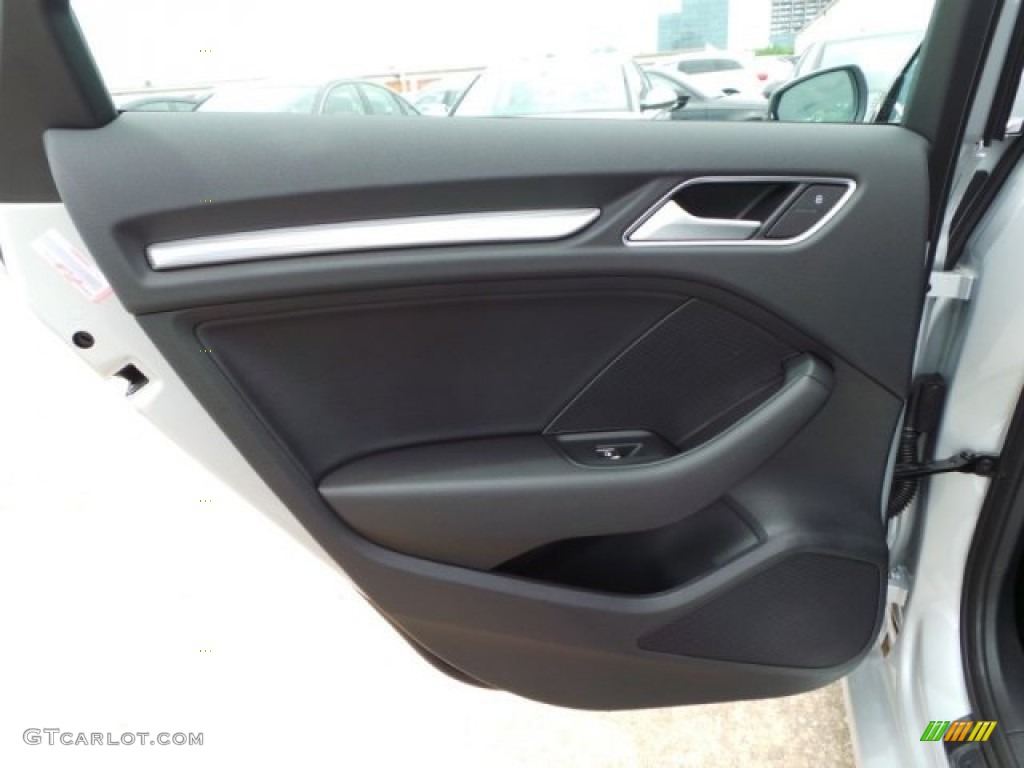 2015 Audi A3 1.8 Premium Plus Black Door Panel Photo #95503052