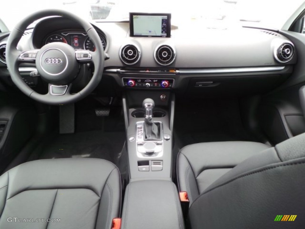 2015 Audi A3 1.8 Premium Plus Black Dashboard Photo #95503112
