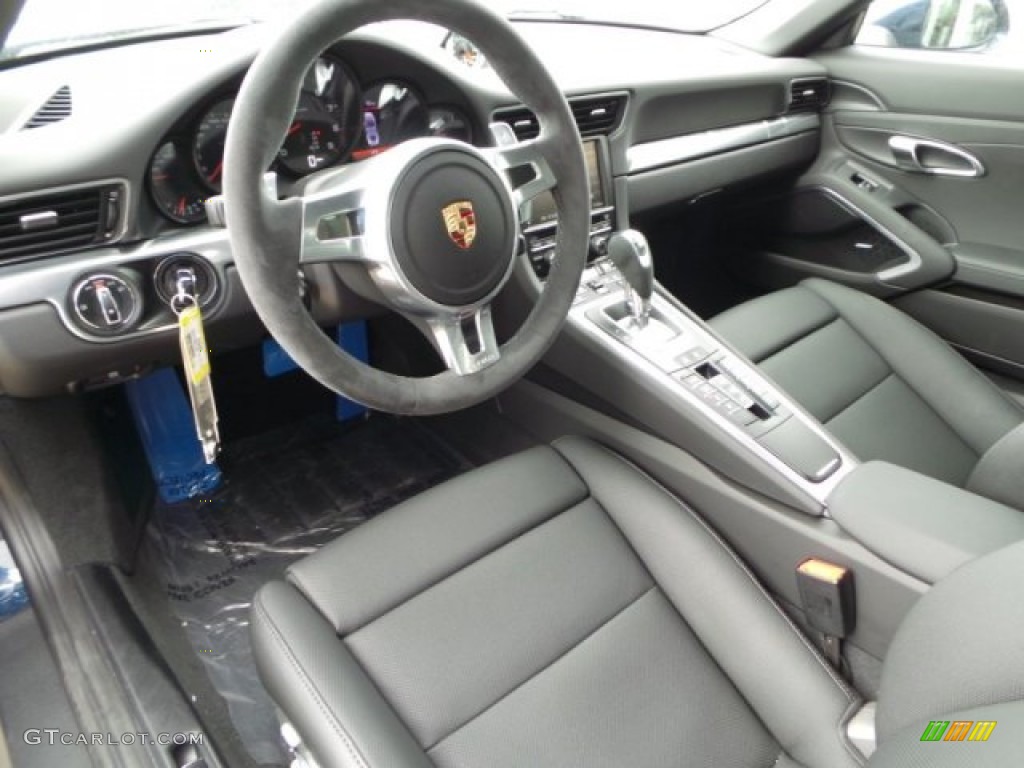 Black Interior 2014 Porsche 911 Carrera S Coupe Photo #95503943