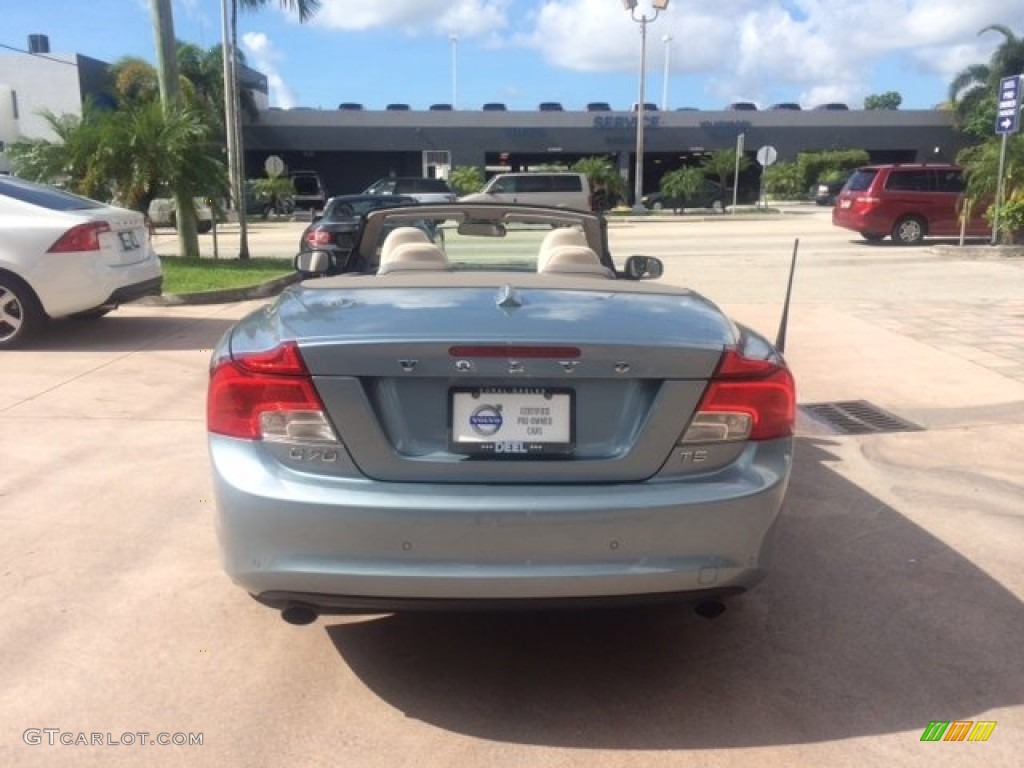 2011 C70 T5 - Celestial Blue Metallic / Soverign Hide Calcite Leather/Off Black photo #4