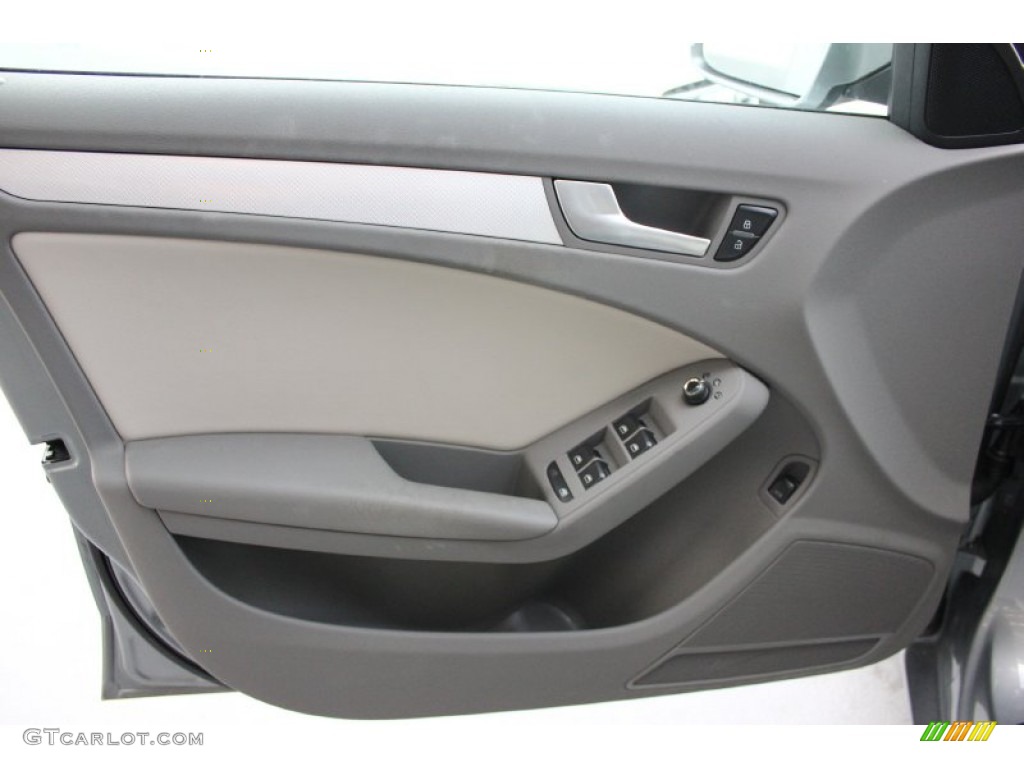 2011 A4 2.0T Sedan - Quartz Grey Metallic / Light Gray photo #14