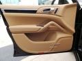 Luxor Beige 2014 Porsche Cayenne Diesel Door Panel