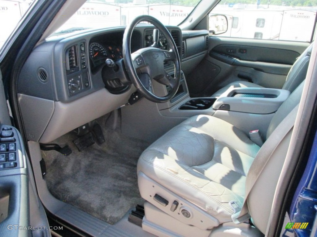 2003 Suburban 1500 LT 4x4 - Indigo Blue Metallic / Gray/Dark Charcoal photo #5