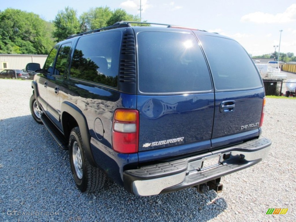2003 Suburban 1500 LT 4x4 - Indigo Blue Metallic / Gray/Dark Charcoal photo #27