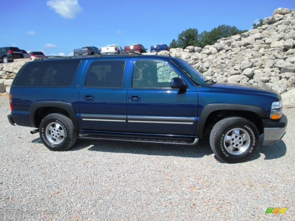 2003 Suburban 1500 LT 4x4 - Indigo Blue Metallic / Gray/Dark Charcoal photo #37
