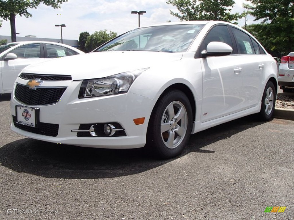 2014 Cruze LT - Summit White / Jet Black/Sport Red photo #1