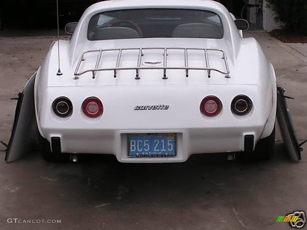 1977 Corvette Coupe - Classic White / Smoked Gray photo #16