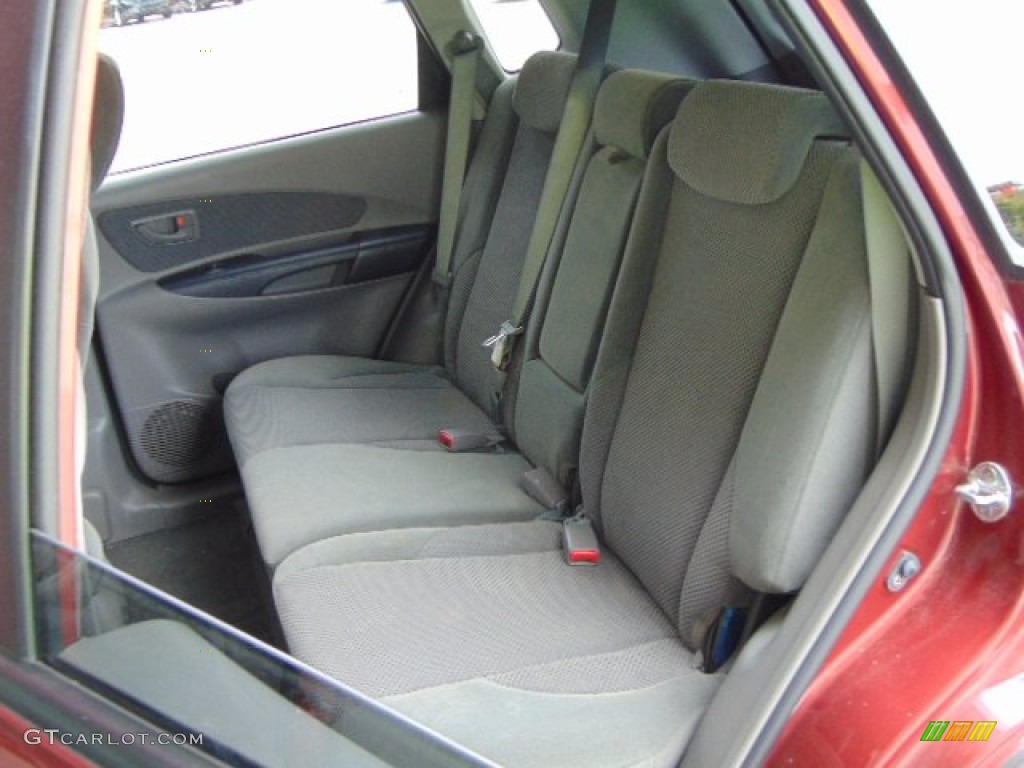 2009 Tucson SE V6 4WD - Mesa Red / Gray photo #18