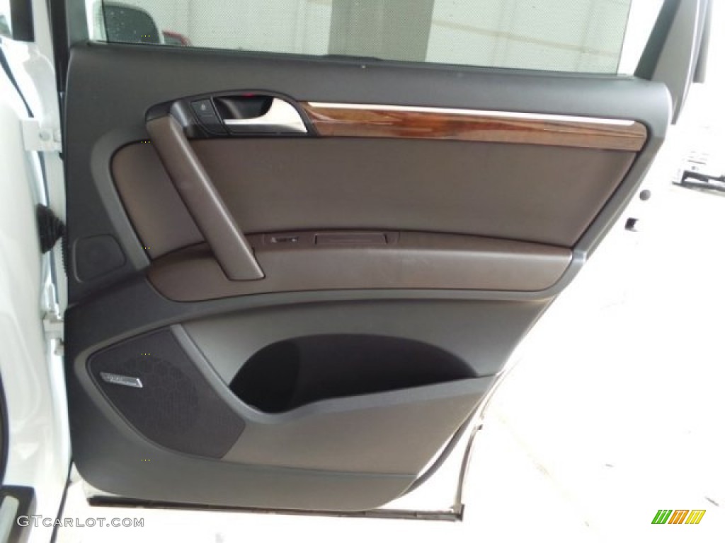 2011 Audi Q7 3.0 TFSI quattro Espresso Brown Door Panel Photo #95512971