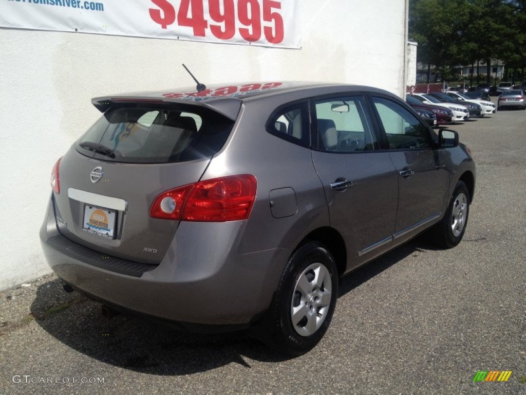 2012 Rogue S AWD - Platinum Graphite / Gray photo #19