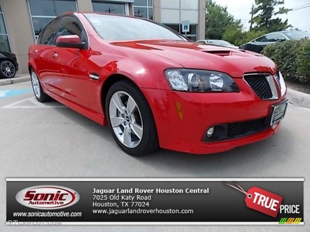 2008 G8 GT - Liquid Red / Onyx/Red photo #1