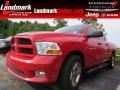 Flame Red 2012 Dodge Ram 1500 ST Quad Cab