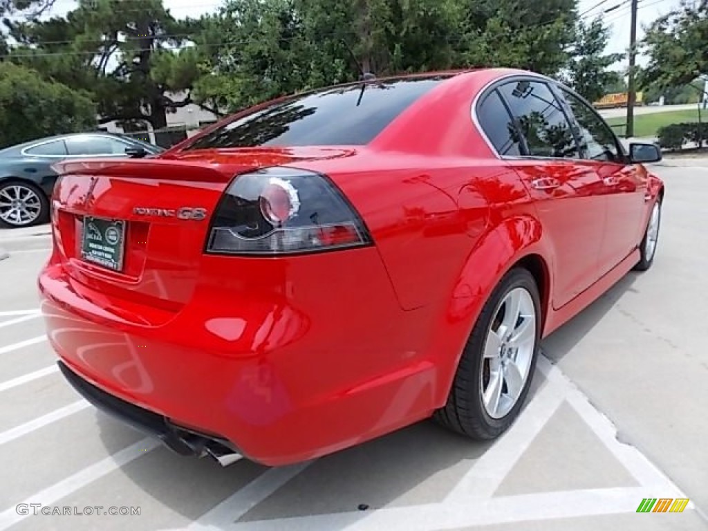 2008 G8 GT - Liquid Red / Onyx/Red photo #6