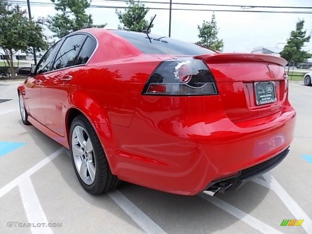 2008 G8 GT - Liquid Red / Onyx/Red photo #8