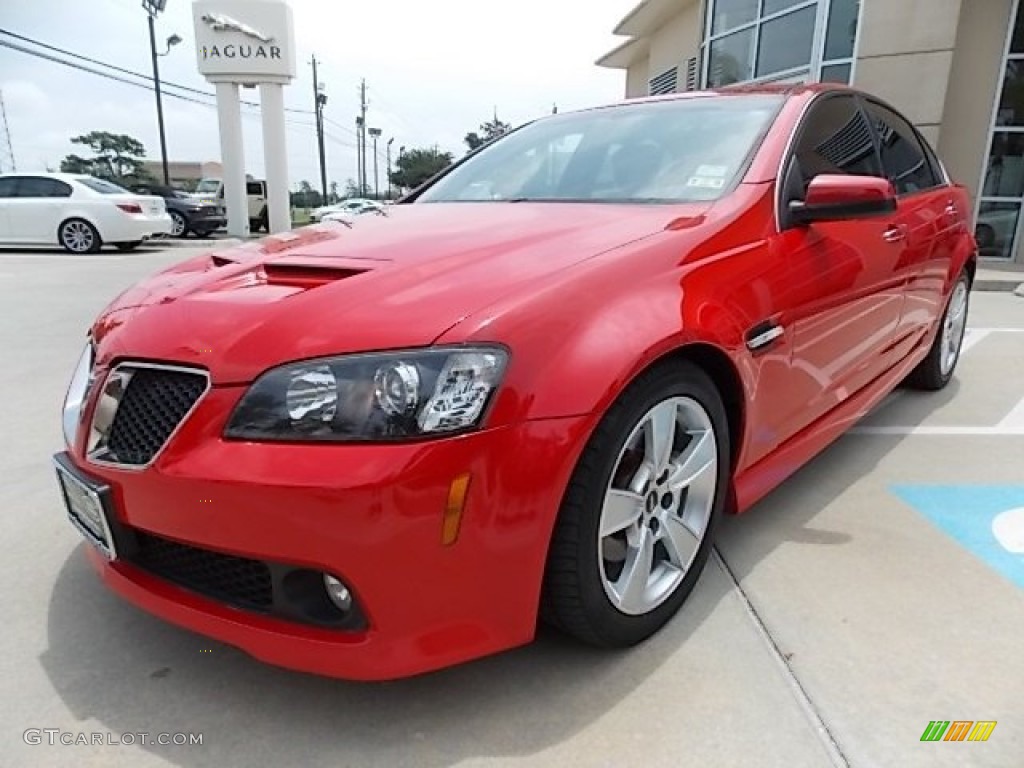 2008 G8 GT - Liquid Red / Onyx/Red photo #10