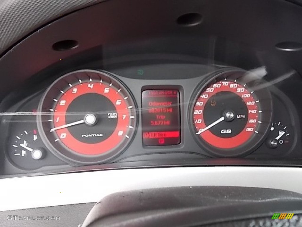 2008 Pontiac G8 GT Gauges Photos