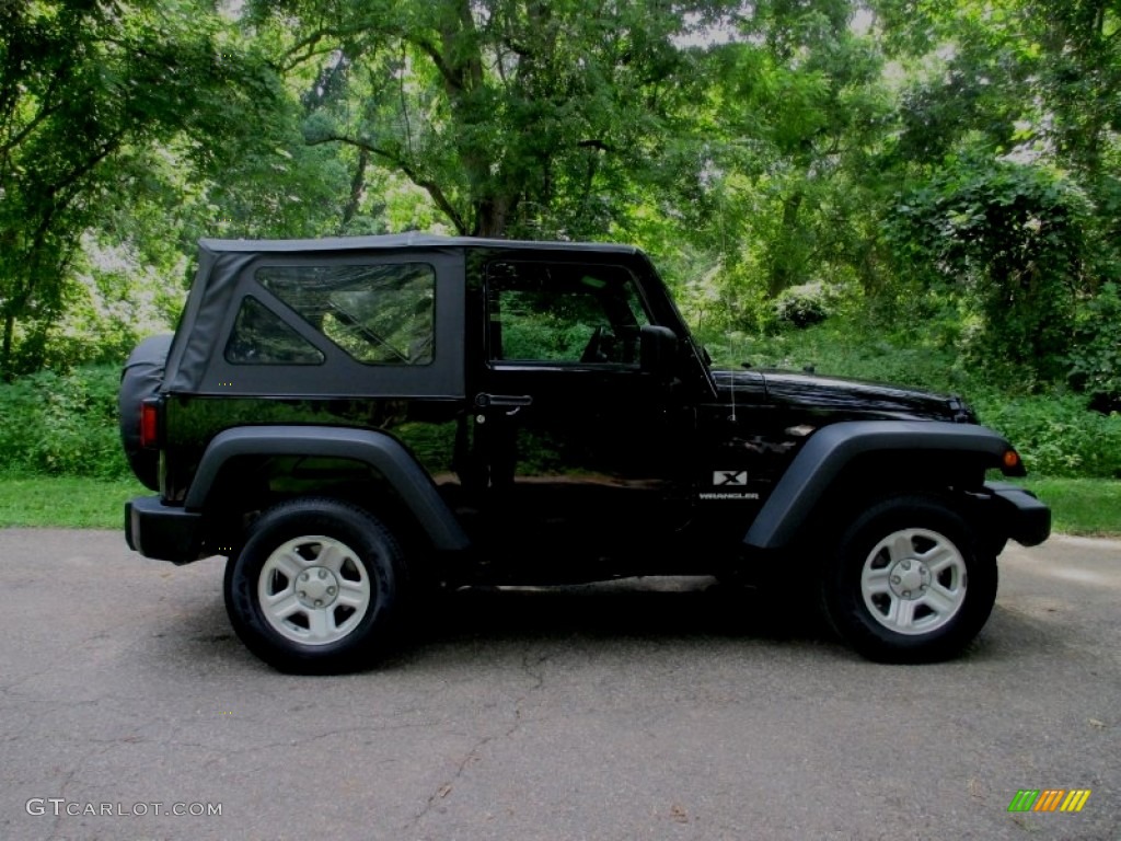 2009 Wrangler X 4x4 - Black / Dark Slate Gray/Medium Slate Gray photo #1