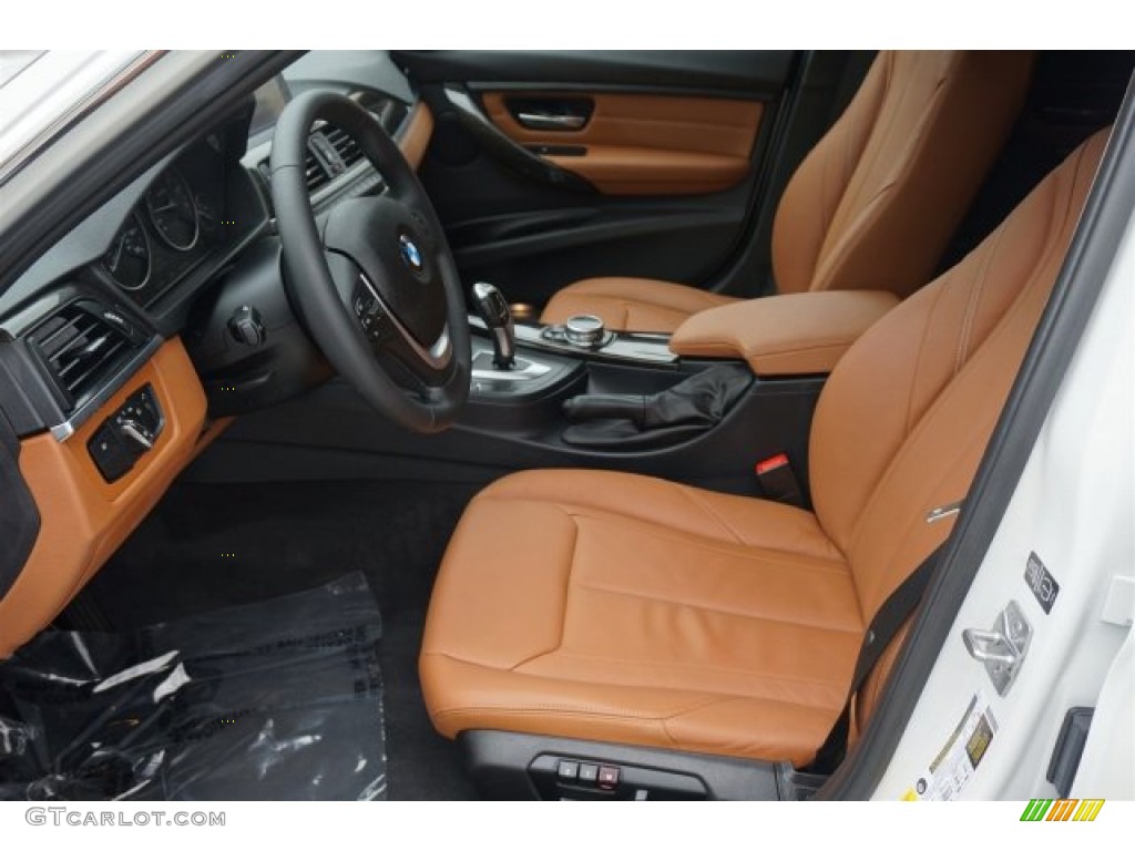 Saddle Brown Interior 2014 BMW 3 Series 328i Sedan Photo #95521440