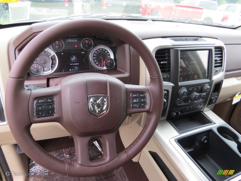 2014 2500 Tradesman Crew Cab 4x4 - Prairie Pearl Coat / Black/Diesel Gray photo #8