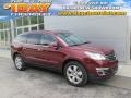 Siren Red Tintcoat 2015 Chevrolet Traverse LTZ AWD