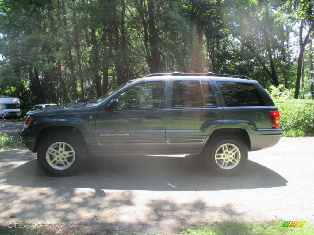 2004 Grand Cherokee Laredo 4x4 - Steel Blue Pearl / Dark Slate Gray photo #4