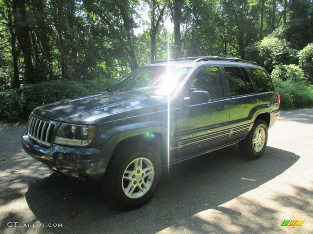 2004 Grand Cherokee Laredo 4x4 - Steel Blue Pearl / Dark Slate Gray photo #5