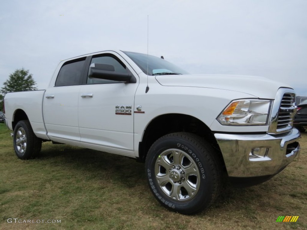 Bright White 2014 Ram 2500 Big Horn Crew Cab 4x4 Exterior Photo #95523435