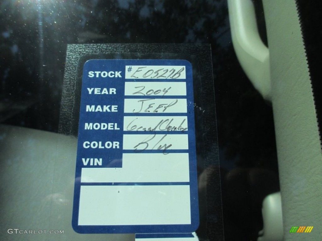 2004 Grand Cherokee Laredo 4x4 - Steel Blue Pearl / Dark Slate Gray photo #34