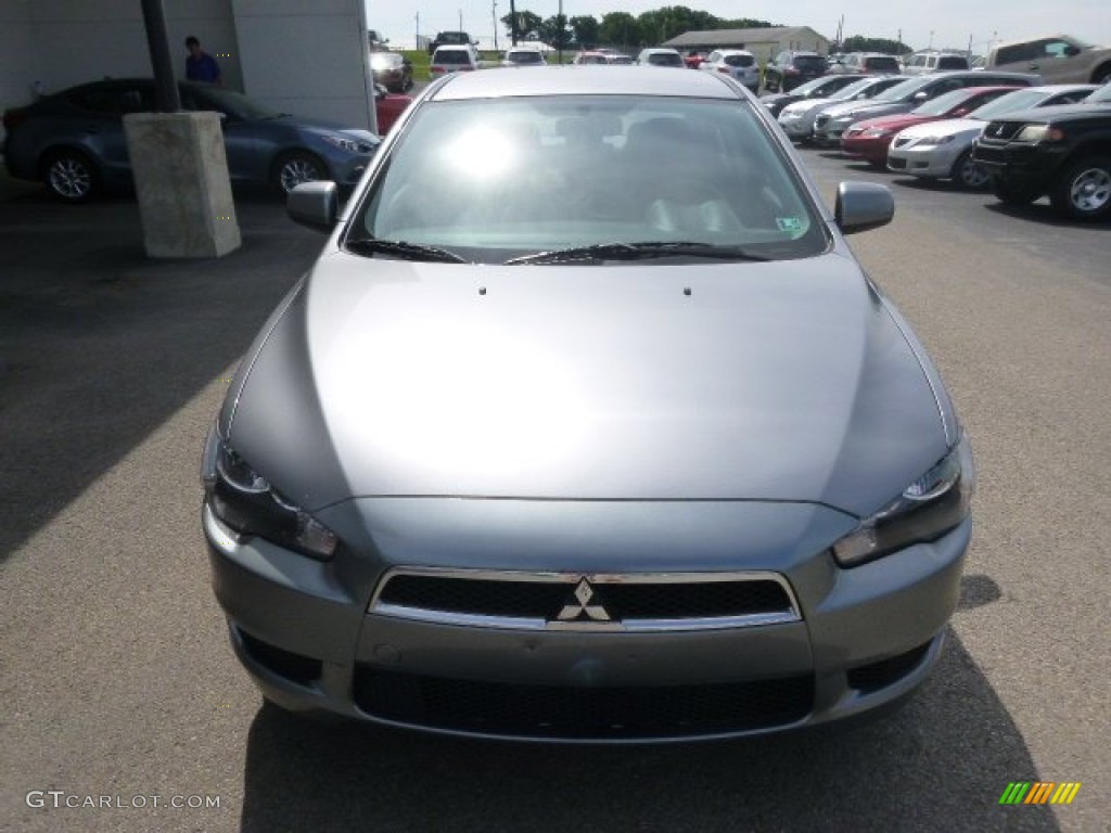 2013 Lancer ES - Mercury Gray Pearl / Black photo #3