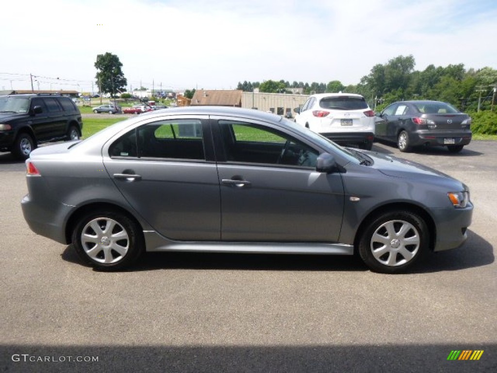2013 Lancer ES - Mercury Gray Pearl / Black photo #5