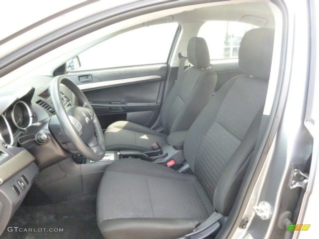 2013 Lancer ES - Mercury Gray Pearl / Black photo #10