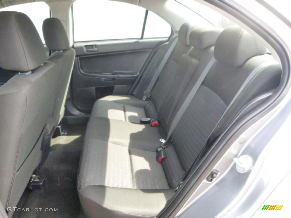 2013 Lancer ES - Mercury Gray Pearl / Black photo #12