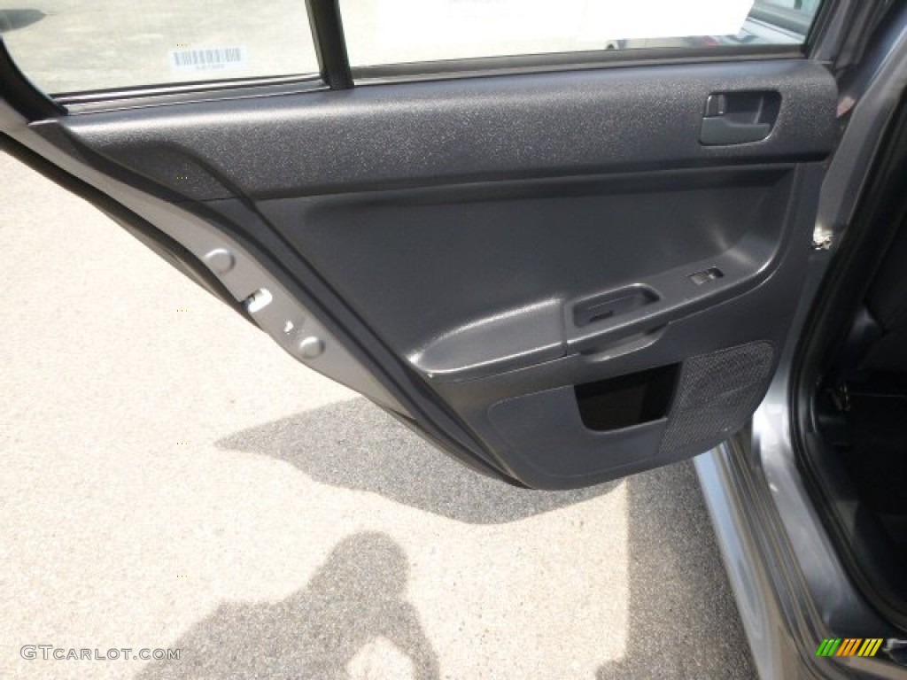 2013 Lancer ES - Mercury Gray Pearl / Black photo #13