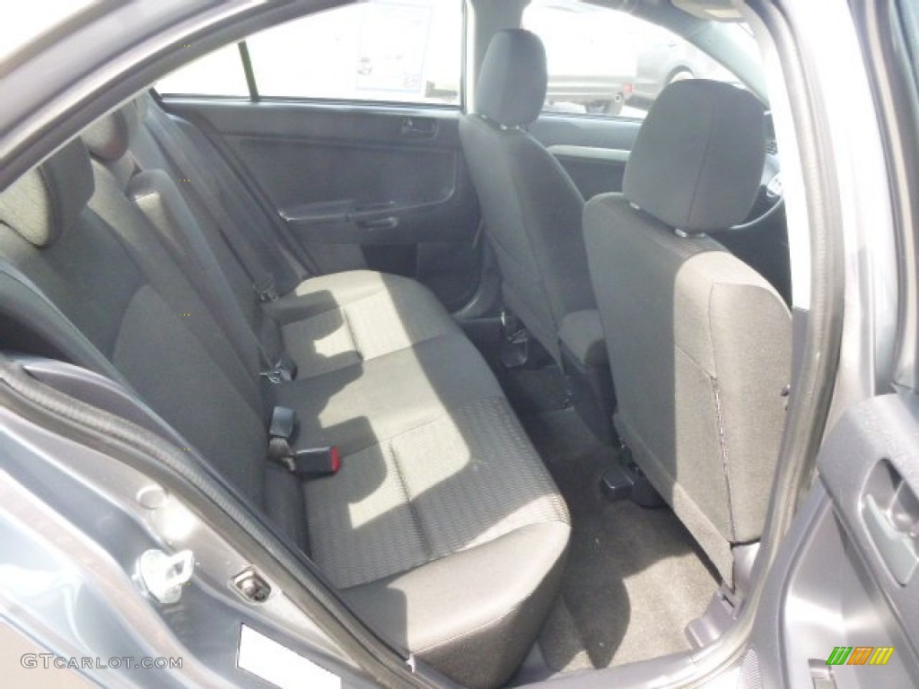 2013 Lancer ES - Mercury Gray Pearl / Black photo #14