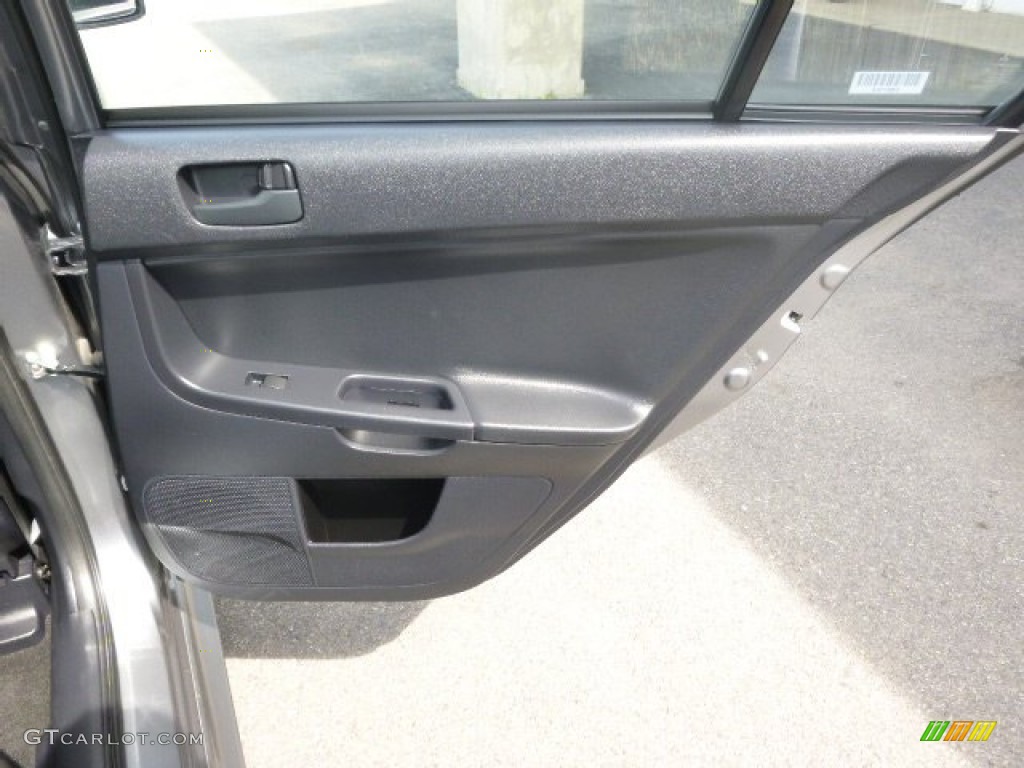 2013 Lancer ES - Mercury Gray Pearl / Black photo #15