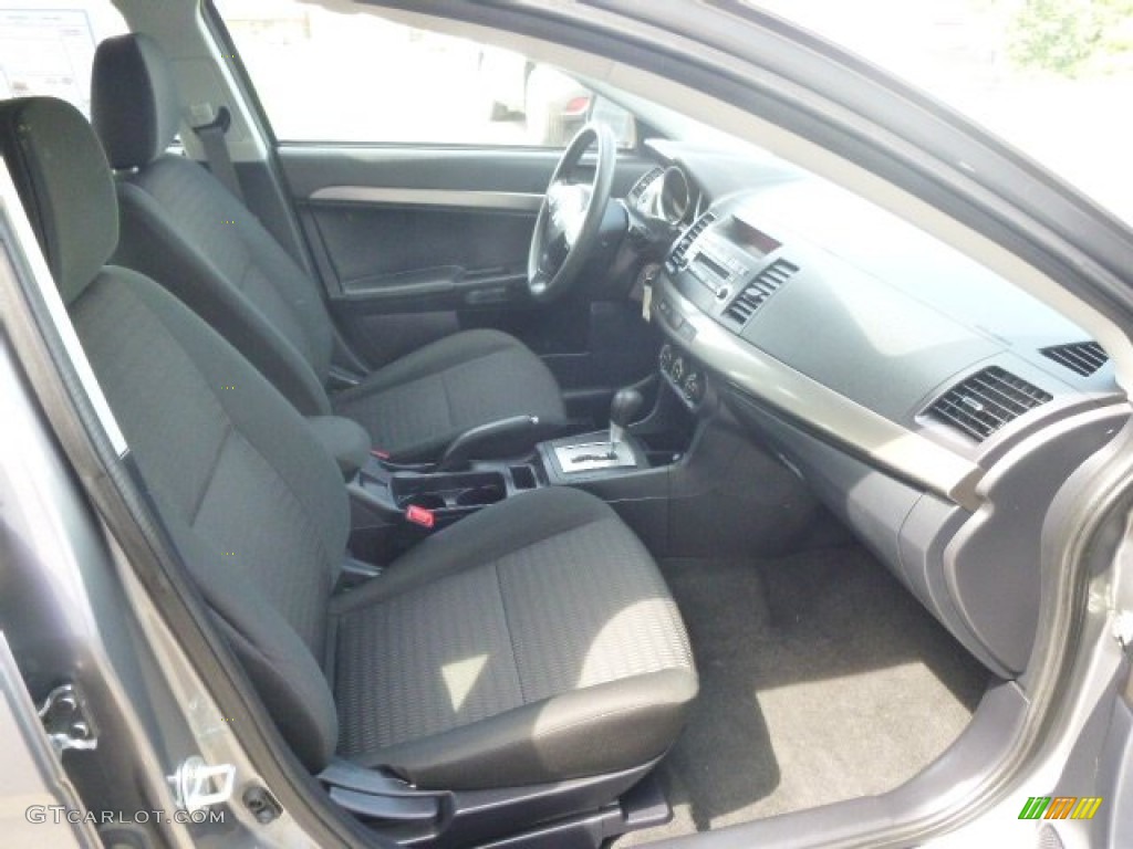 2013 Lancer ES - Mercury Gray Pearl / Black photo #16