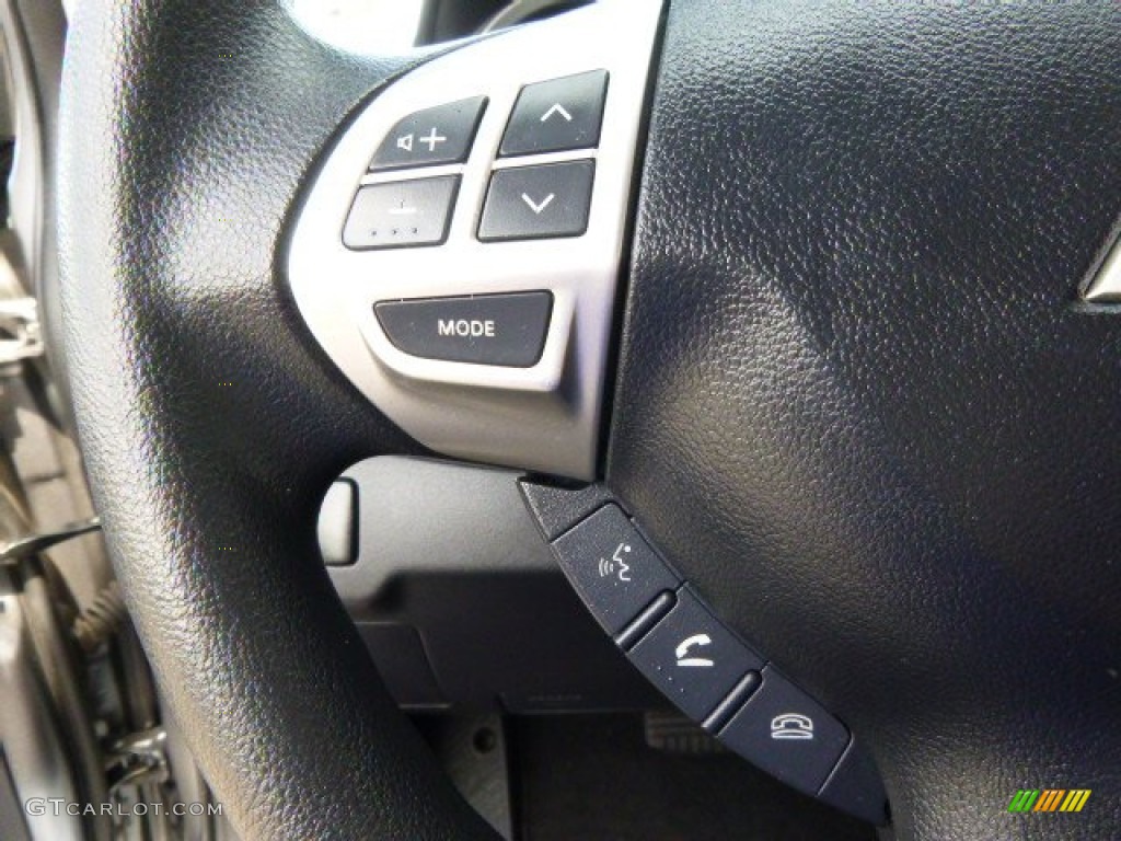 2013 Lancer ES - Mercury Gray Pearl / Black photo #21