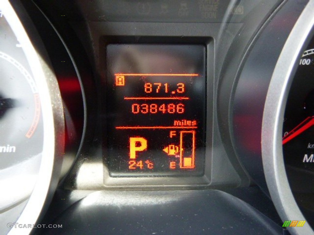 2013 Lancer ES - Mercury Gray Pearl / Black photo #24