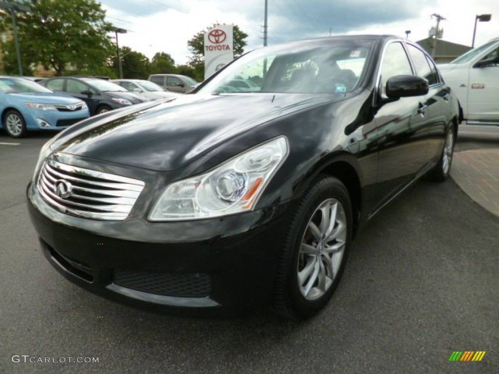 Black Obsidian 2007 Infiniti G 35 x Sedan Exterior Photo #95525577