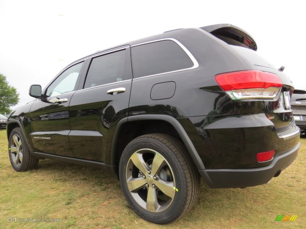 2014 Grand Cherokee Limited - Brilliant Black Crystal Pearl / New Zealand Black/Light Frost photo #2