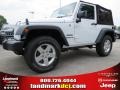 2014 Bright White Jeep Wrangler Sport 4x4  photo #1