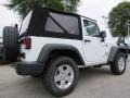 2014 Bright White Jeep Wrangler Sport 4x4  photo #3