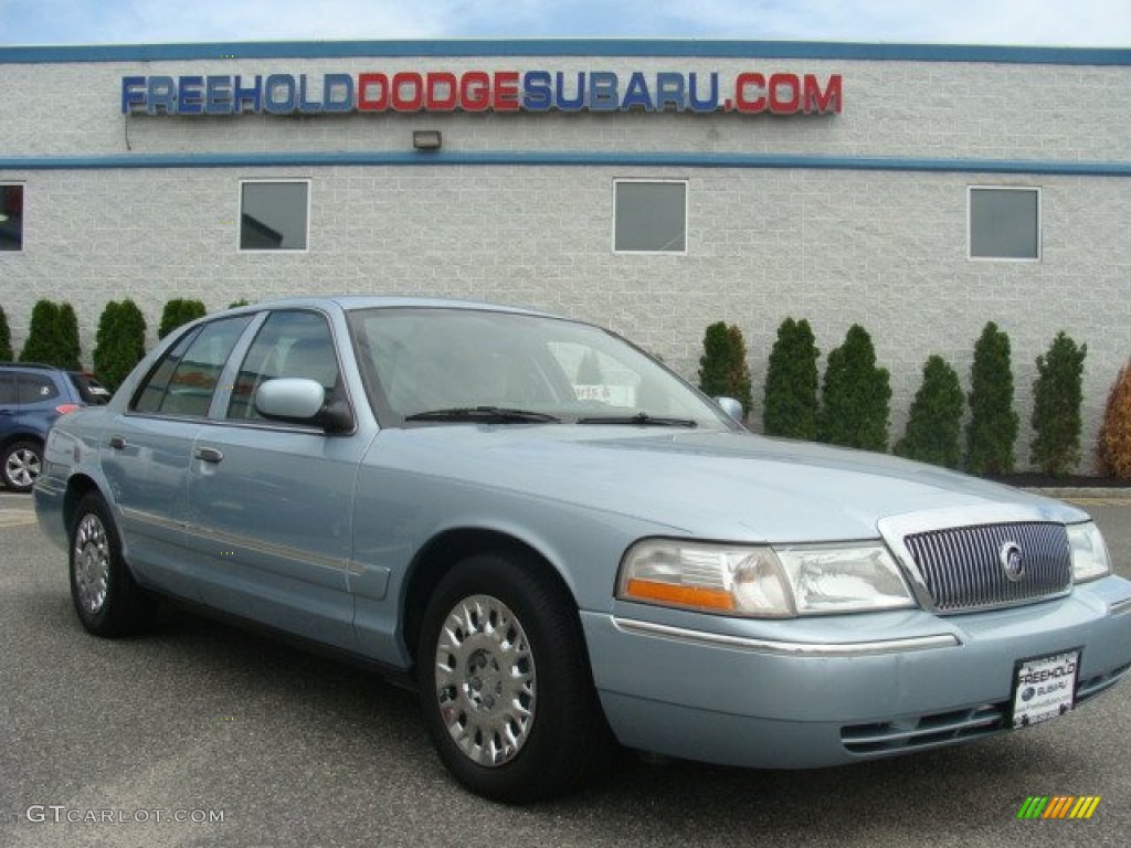 2004 Grand Marquis GS - Light Ice Blue Metallic / Light Flint photo #1