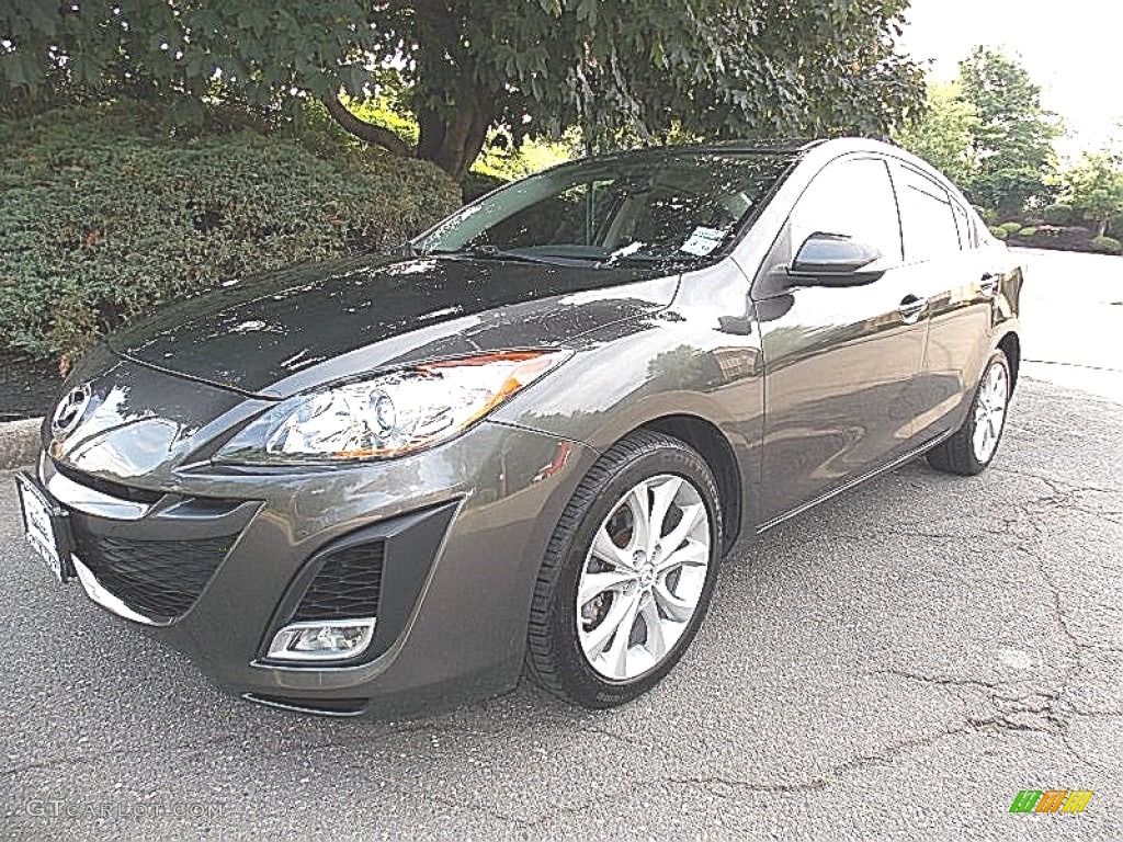 2010 MAZDA3 s Grand Touring 4 Door - Graphite Mica / Black photo #1